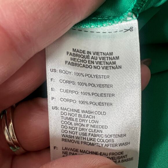 Adidas Puremotion Green Golf Polo Men's 2XL Short Sleeve Performance Stretch - Picture 10 of 10